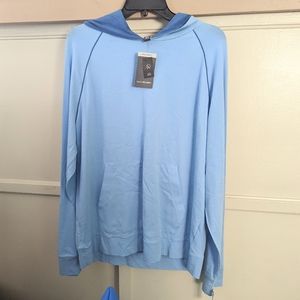 NWT Van Heusen BlueLight Weight HoodedSweatshirt